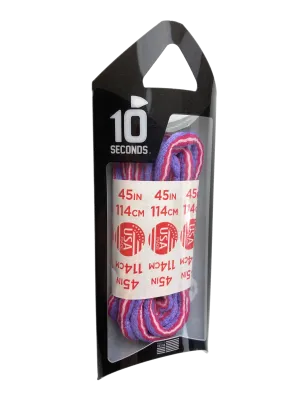 10 Seconds ® Athletic Bubble Laces | Pink/Purple-Multi