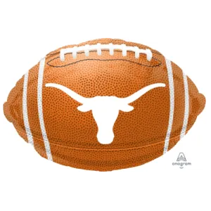 17" Anagram University of Texas College Football Foil Balloon - UT Longhorns | Buy 5 Or More Save 20%