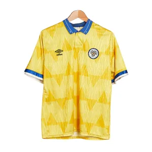 1989-90 Leeds United away Umbro shirt M (Very Good)