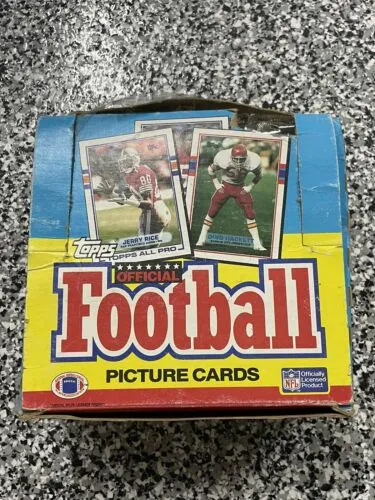 1989 Topps Football Picture Sport Card 22 Ct Packs Of 18 Cards Case Box Set Rare