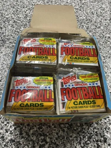 1989 Topps Football Picture Sport Card 22 Ct Packs Of 18 Cards Case Box Set Rare