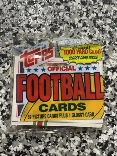 1989 Topps Football Picture Sport Card 22 Ct Packs Of 18 Cards Case Box Set Rare