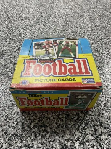 1989 Topps Football Picture Sport Card 22 Ct Packs Of 18 Cards Case Box Set Rare