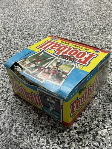 1989 Topps Football Picture Sport Card 22 Ct Packs Of 18 Cards Case Box Set Rare