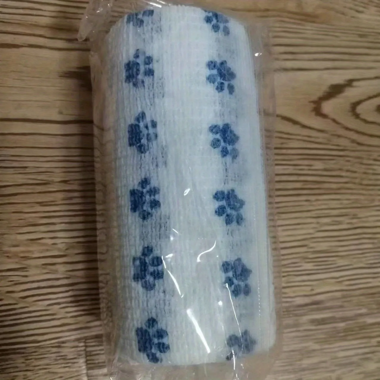 1Roll Paw Print Pet Bandage Cute Protective and Breathable