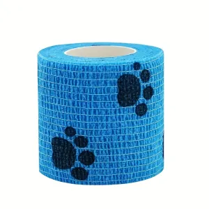 1Roll Paw Print Pet Bandage Cute Protective and Breathable