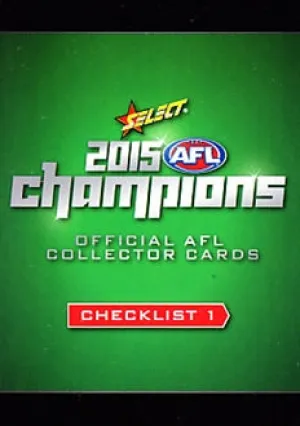 2015 Select AFL Champions Set of 220 Football cards