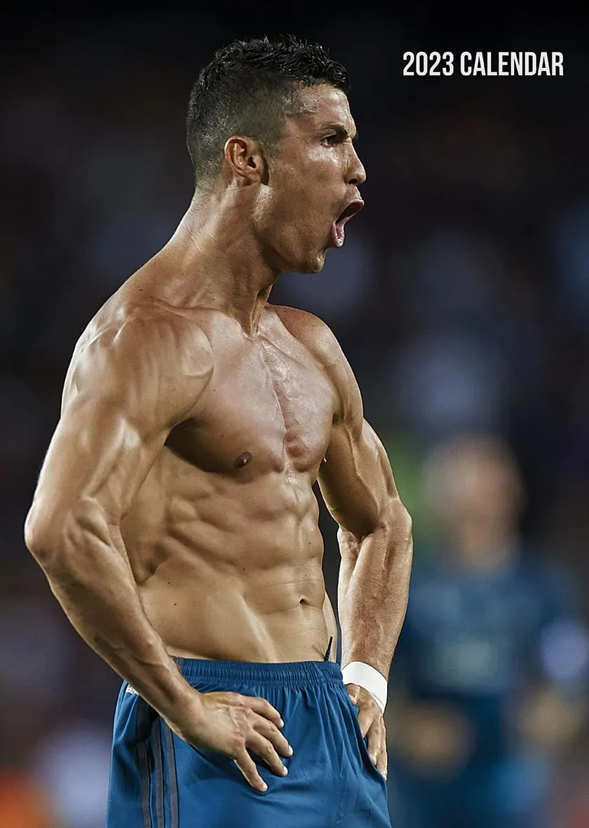 2023 Wall Calendar Featuring Sexy Footballer Ronaldo