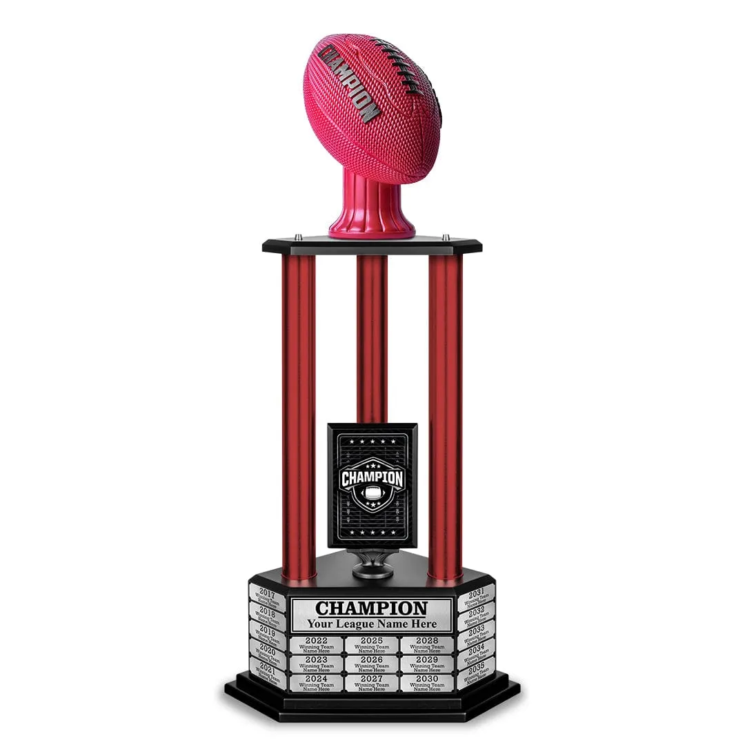 26"-36" Perpetual Champion Football Trophy