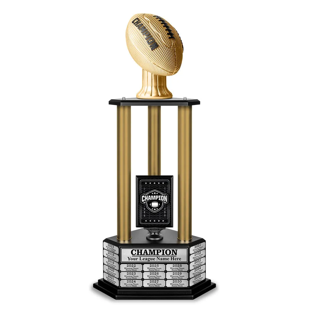 26"-36" Perpetual Champion Football Trophy