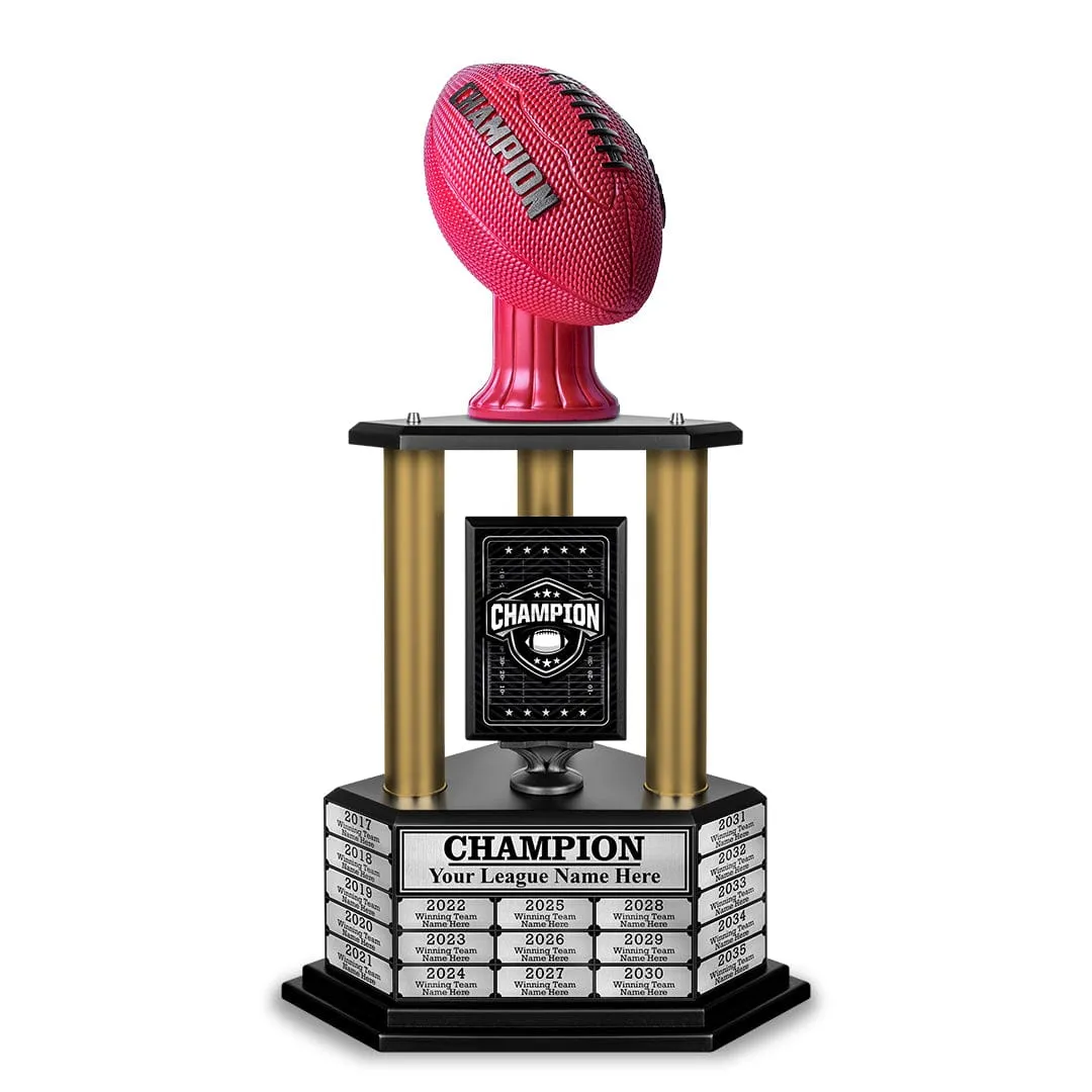 26"-36" Perpetual Champion Football Trophy