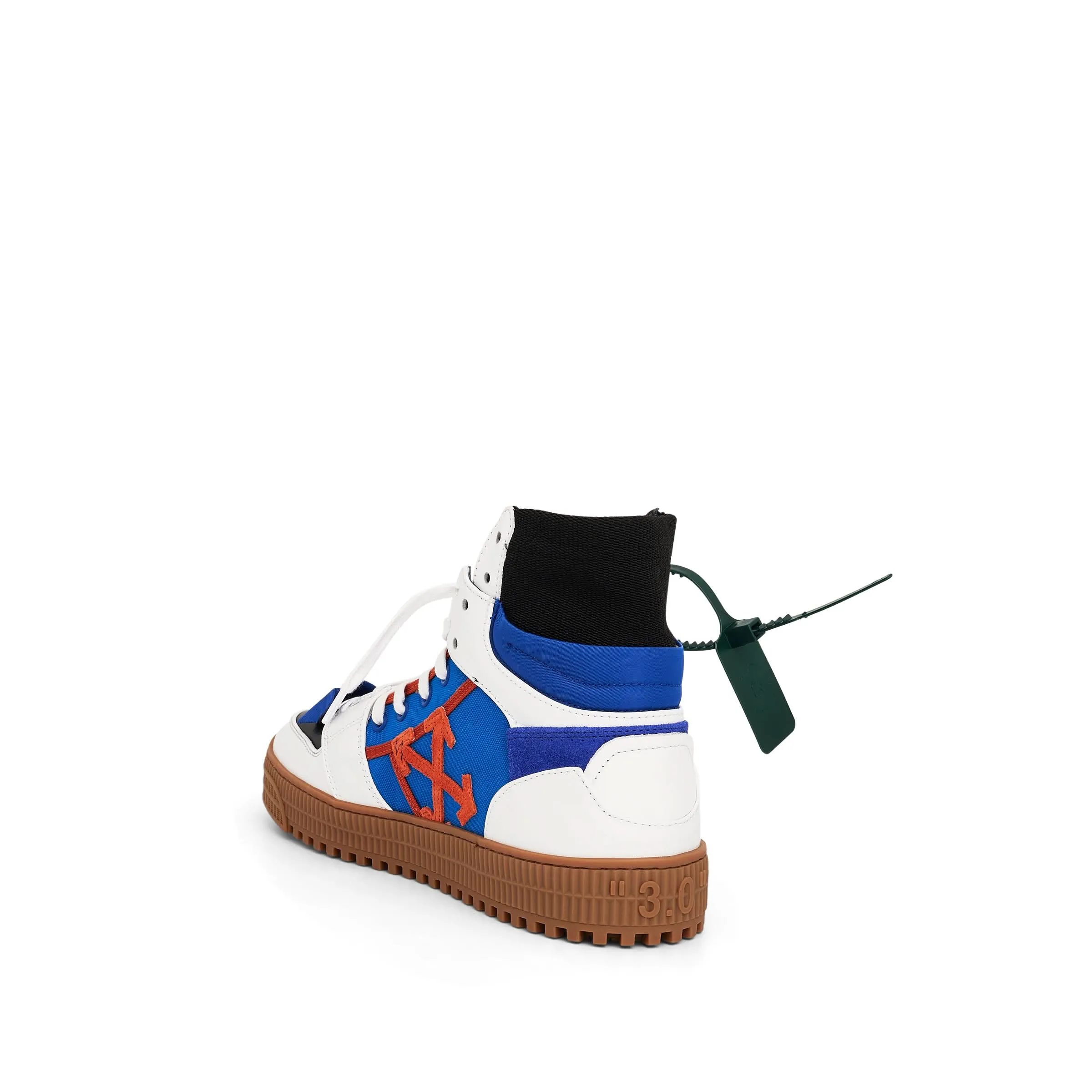 3.0 off Court Calf Leather Sneaker in Blue/White