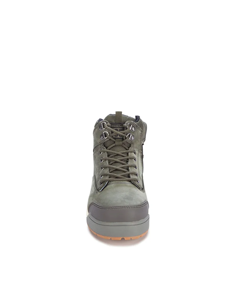 3056 Lace Zip Safety Boot - Olive