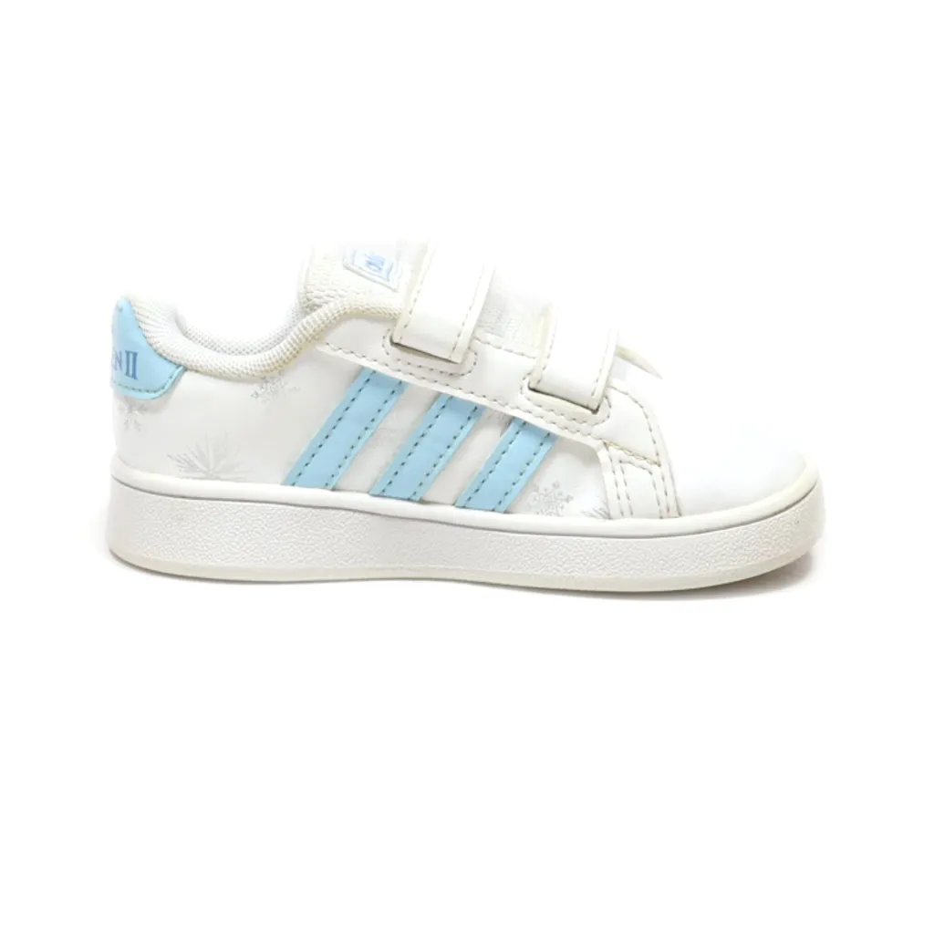 Adidas Disney X Grand Court Infant Crawlers Leather White Colour For Kids