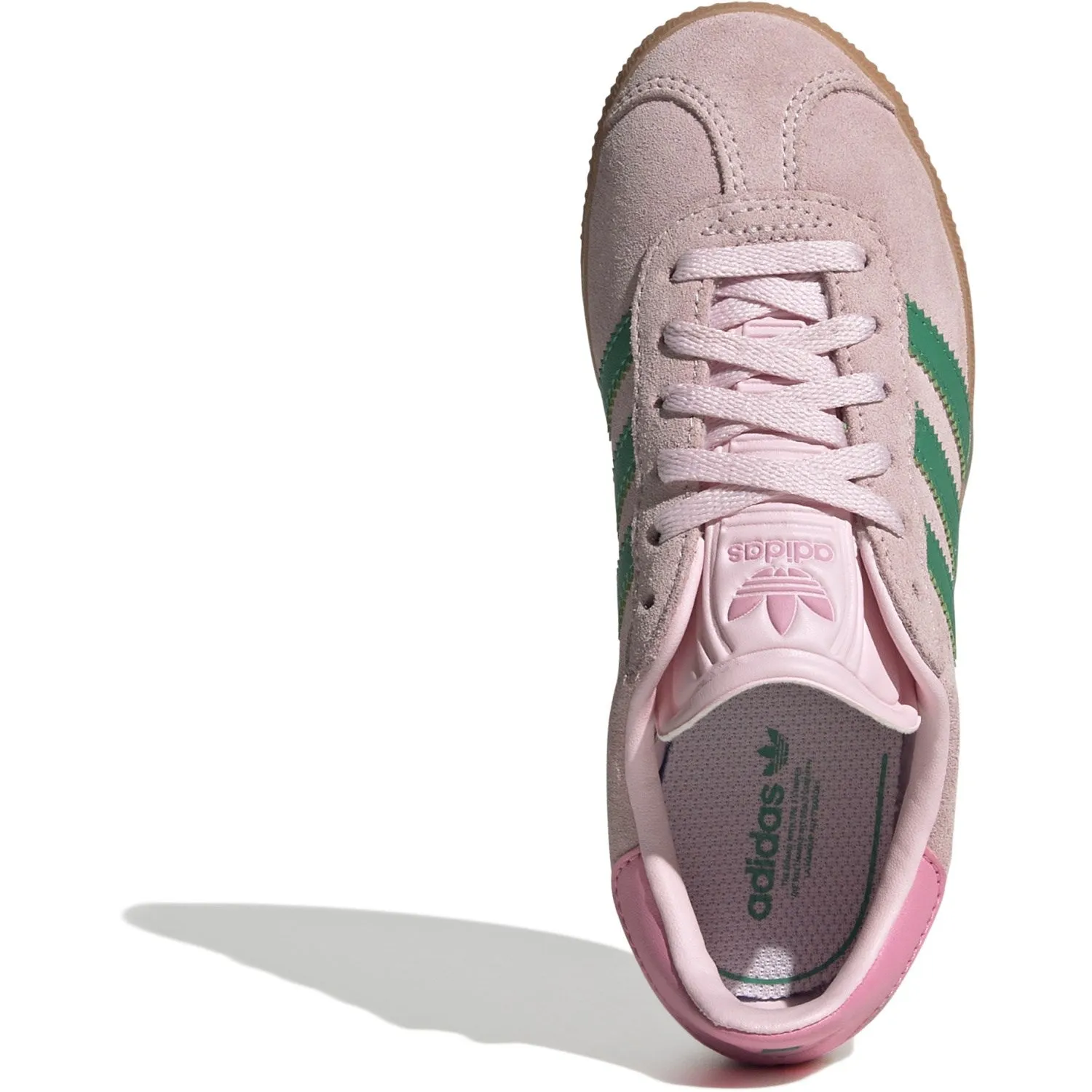 adidas Originals Clear Pink Court Green Bliss Pink Gazelle C Sneakers