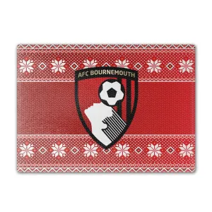 AFC Bournemouth Knitted Christmas Chopping Board