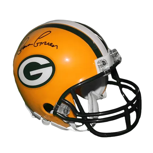 Ahman Green Autographed Green Bay Packers Football Mini Helmet (JSA)