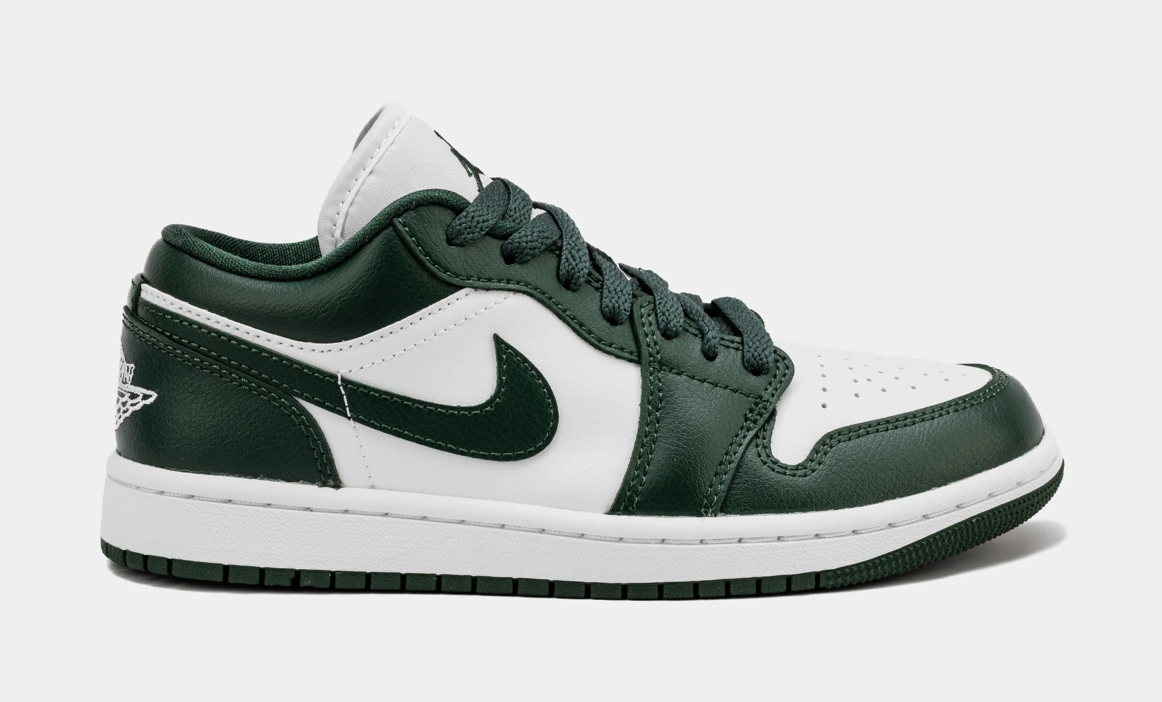 Air Jordan 1 Low Galactic Jade Womens Lifestyle Shoes (White/Galactic Jade)