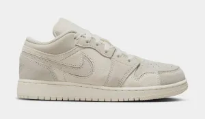 Air Jordan 1 Low SE Craft Grade School Lifestyle Shoes (Pale Ivory/Legend Light Brown/Sail)