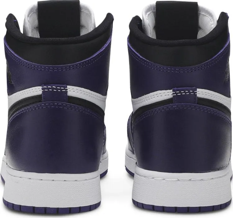 Air Jordan 1 Retro High OG GS Court Purple 2.0, purple