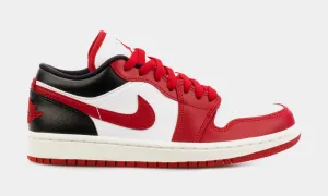 Air Jordan 1 Retro Low Gym Red Womens Lifestyle Shoes (Black/Red) Free Shipping