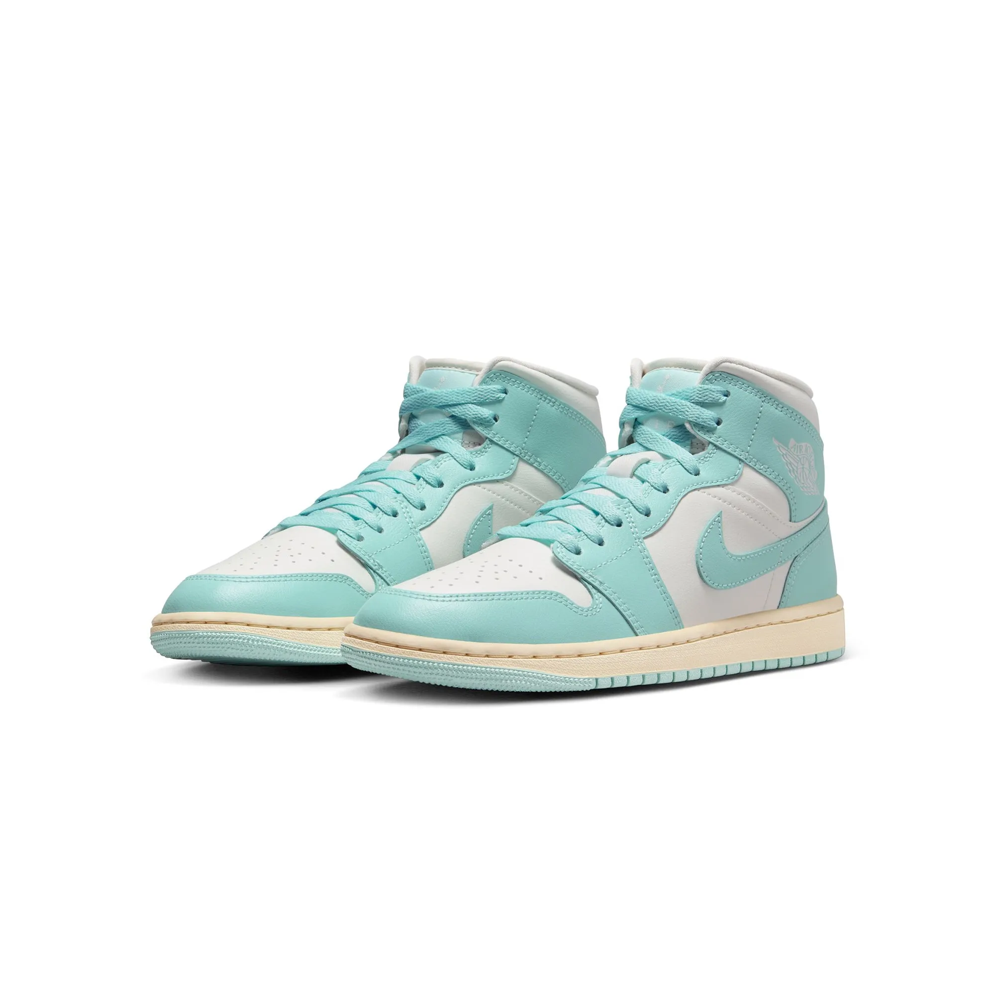 Air Jordan 1 Womens Mid "Light Dew" Shoes