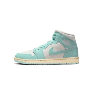 Air Jordan 1 Womens Mid "Light Dew" Shoes