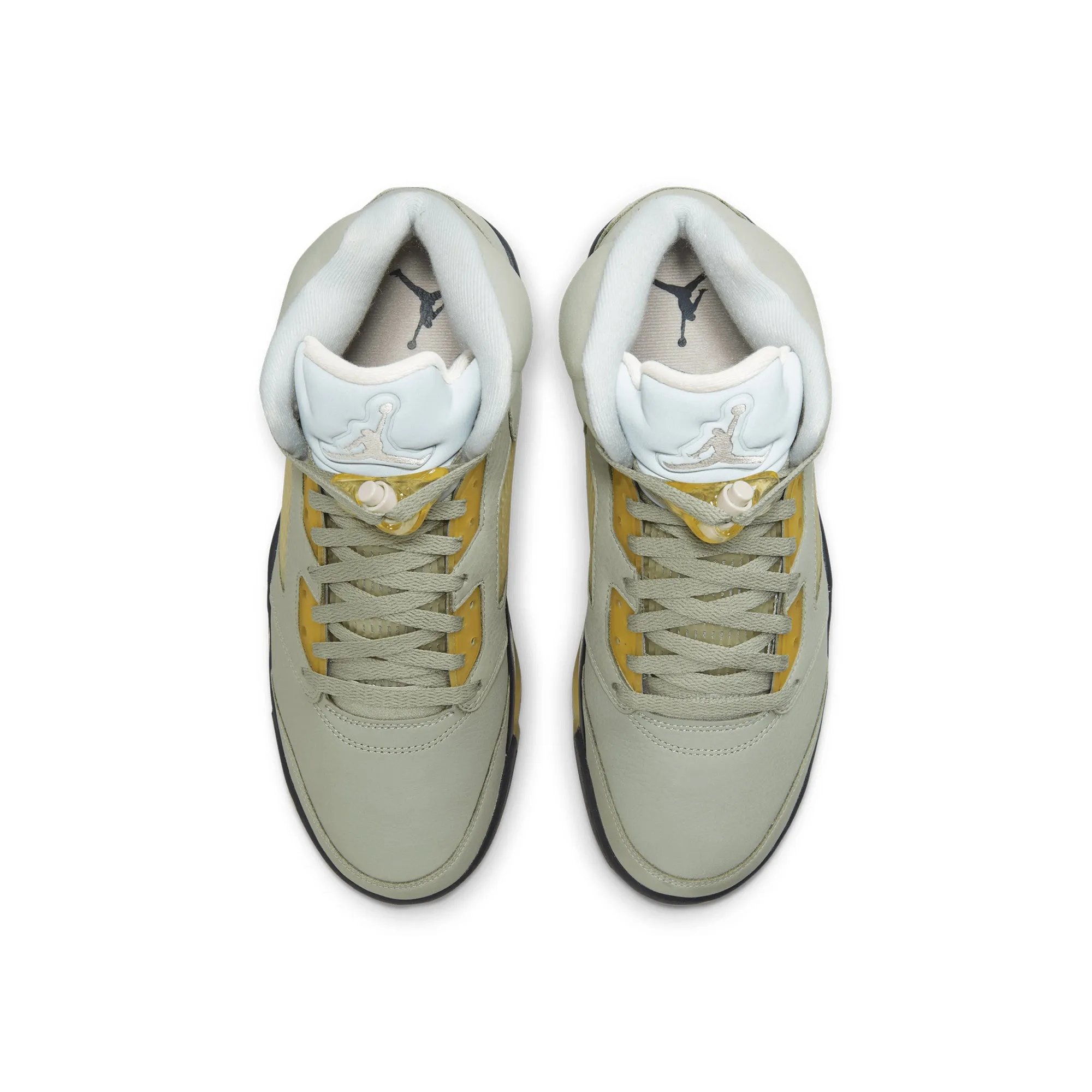 Air Jordan Mens 5 Retro Shoes 'Jade Horizon/Desert Sand'