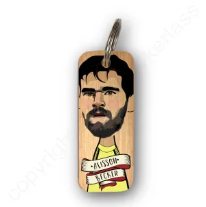 Alisson Becker Wooden Keyring - RWKR1