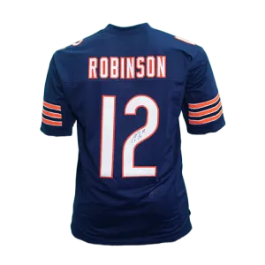 Allen Robinson Autographed Pro Style Football Jersey Blue (Beckett)