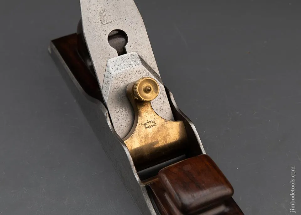 Amazing! 15 1/2 inch NORRIS No. 1 Pre-War Rosewood and Dovetailed Steel Jointer Plane - Excelsior 93474