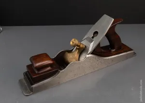 Amazing! 15 1/2 inch NORRIS No. 1 Pre-War Rosewood and Dovetailed Steel Jointer Plane - Excelsior 93474