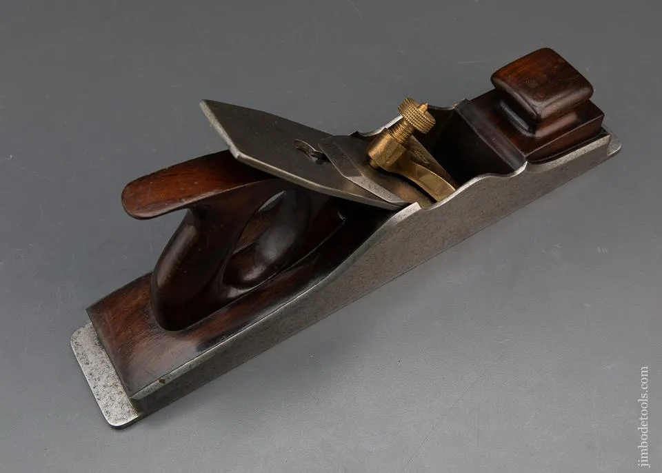 Amazing! 15 1/2 inch NORRIS No. 1 Pre-War Rosewood and Dovetailed Steel Jointer Plane - Excelsior 93474