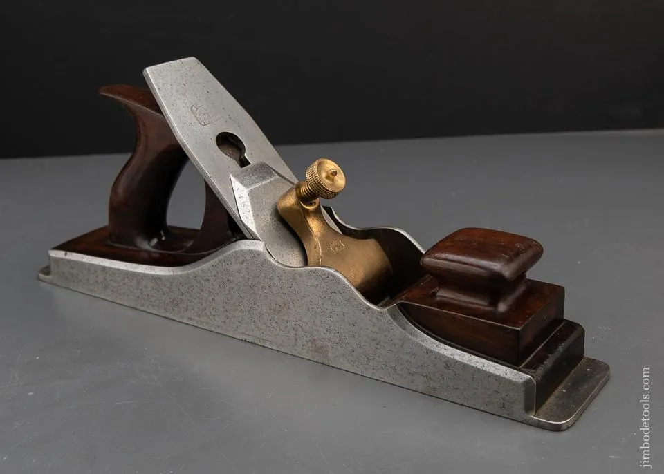 Amazing! 15 1/2 inch NORRIS No. 1 Pre-War Rosewood and Dovetailed Steel Jointer Plane - Excelsior 93474