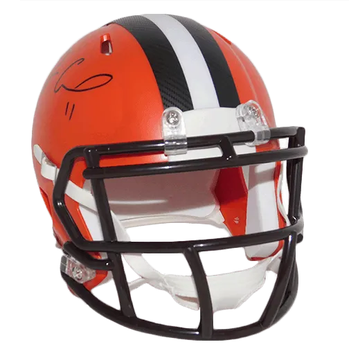 Antonio Callaway Cleveland Browns Autographed Football Mini Helmet Speed (JSA)