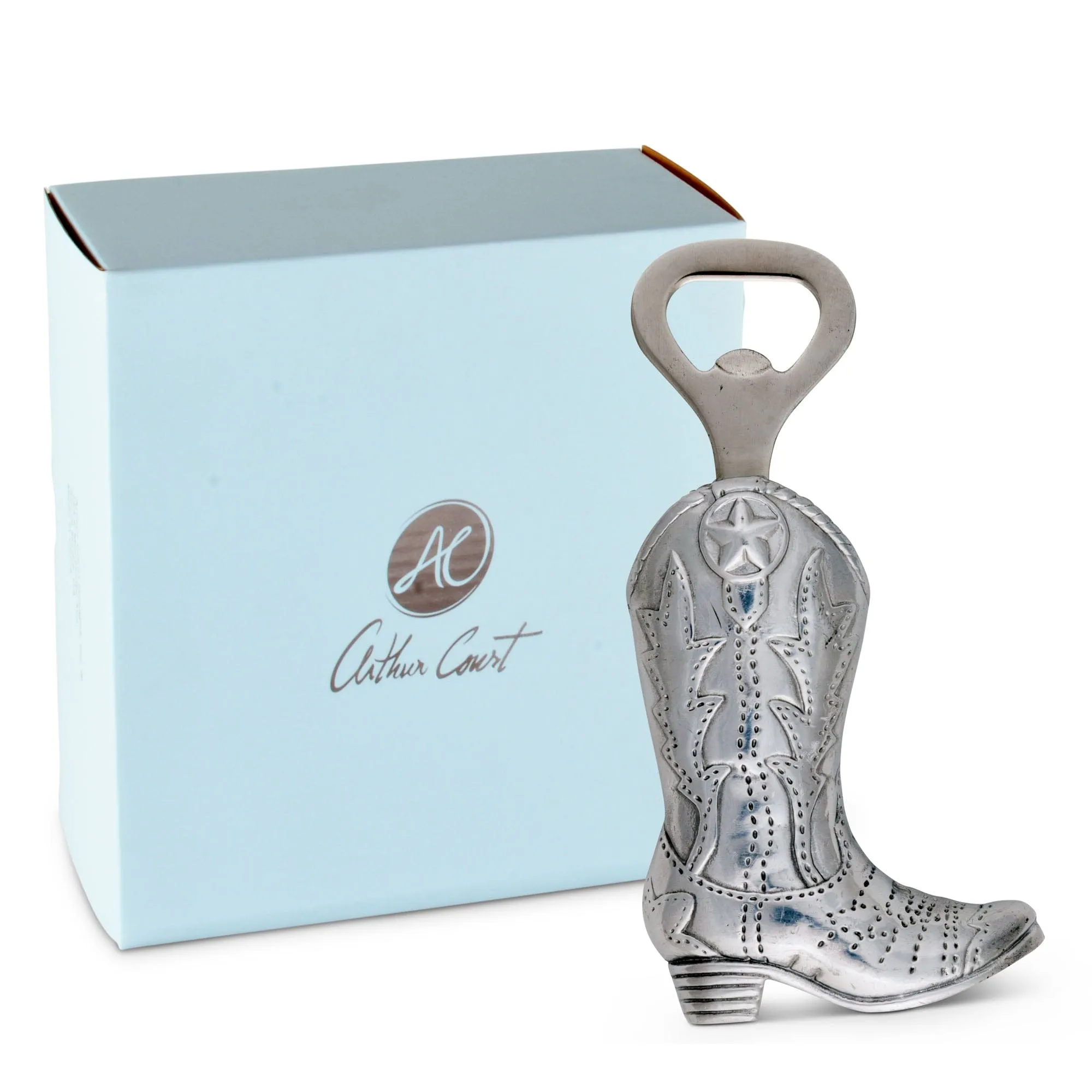 Arthur Court Cowboy Boot Bottle Opener