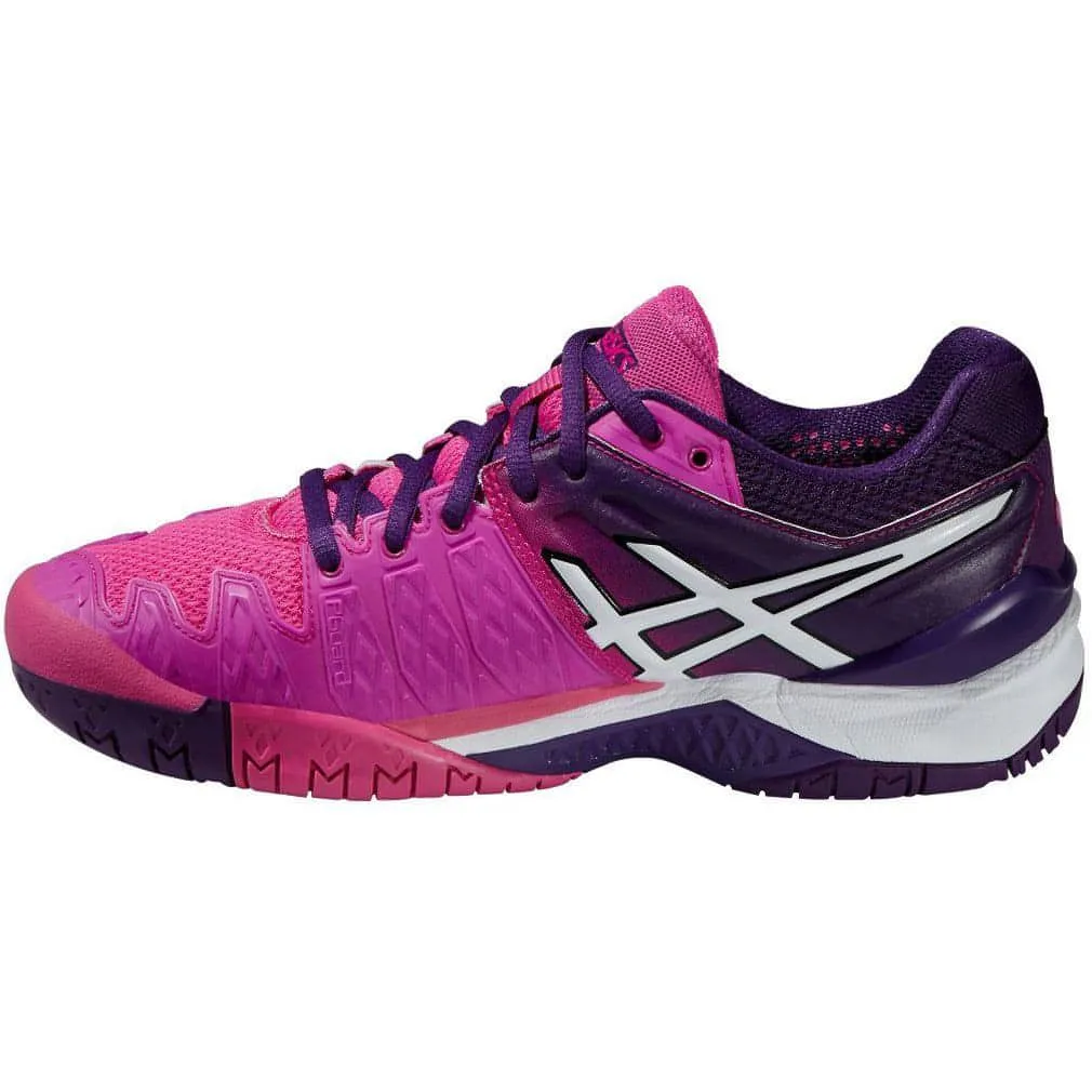 Asics Gel Resolution 6 Clay Womens Tennis Shoes - Pink