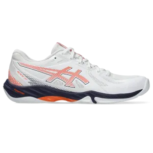 Asics Men's Blade FF Indoor Court Shoes White Nova Orange SS25