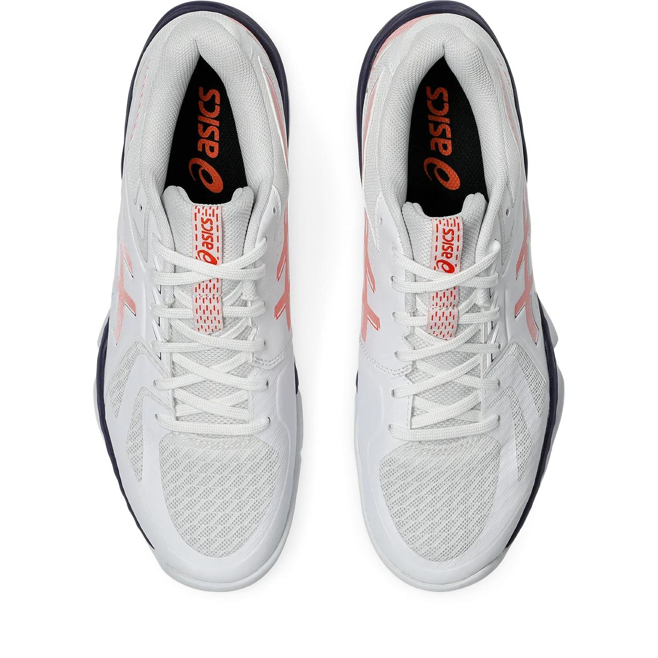 Asics Men's Blade FF Indoor Court Shoes White Nova Orange SS25