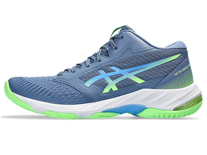 Asics Netburner Ballistic FF MT 3 Men's Shoes, Denim Blue/Waterscape