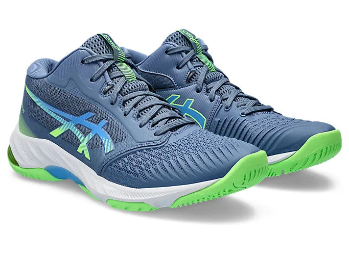 Asics Netburner Ballistic FF MT 3 Men's Shoes, Denim Blue/Waterscape