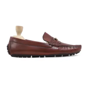 Audra - Men's Oxblood Calf Leather Driver Shoe