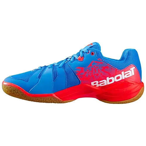 Babolat Men's Shadow Spirit Badminton Shoes-Cloisonne / Fluo Strike