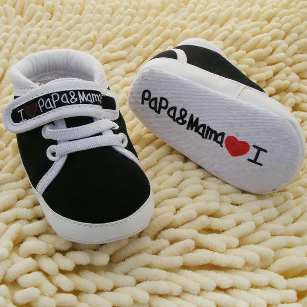 Baby Shoes Branded Newborn Girl Boy Soft Sole Crib Toddler Shoes Canvas Sneaker Prewalker Sports Shoes Casual 0-18 M