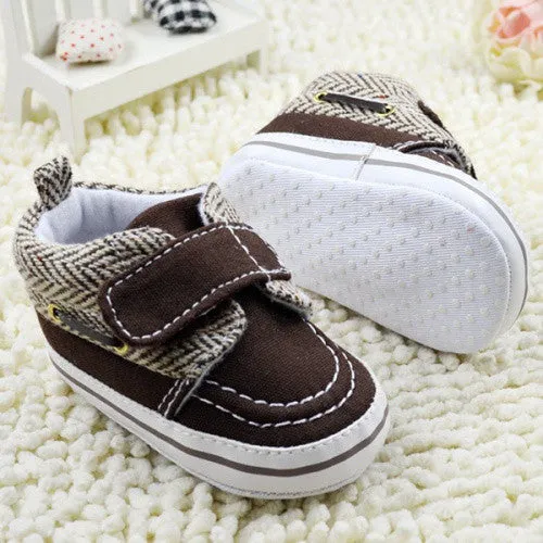 Baby Shoes Branded Newborn Girl Boy Soft Sole Crib Toddler Shoes Canvas Sneaker Prewalker Sports Shoes Casual 0-18 M