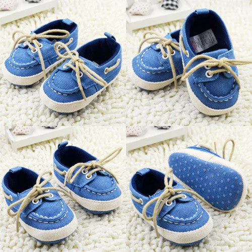 Baby Shoes Branded Newborn Girl Boy Soft Sole Crib Toddler Shoes Canvas Sneaker Prewalker Sports Shoes Casual 0-18 M