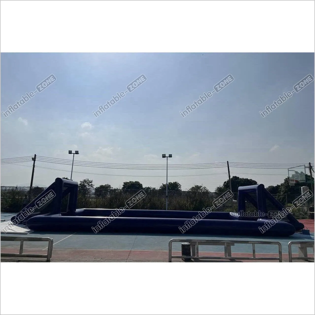 Big Inflatable Soap Football Field Soccer Court Arena Sports Game Inflatable Football Pitch