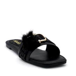 Black Casual Slipper 000343