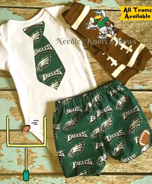 Boys Philadelphia Eagles Game Day Football Outfit