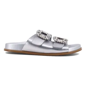 Bridget Rhinestone Slide Sandals